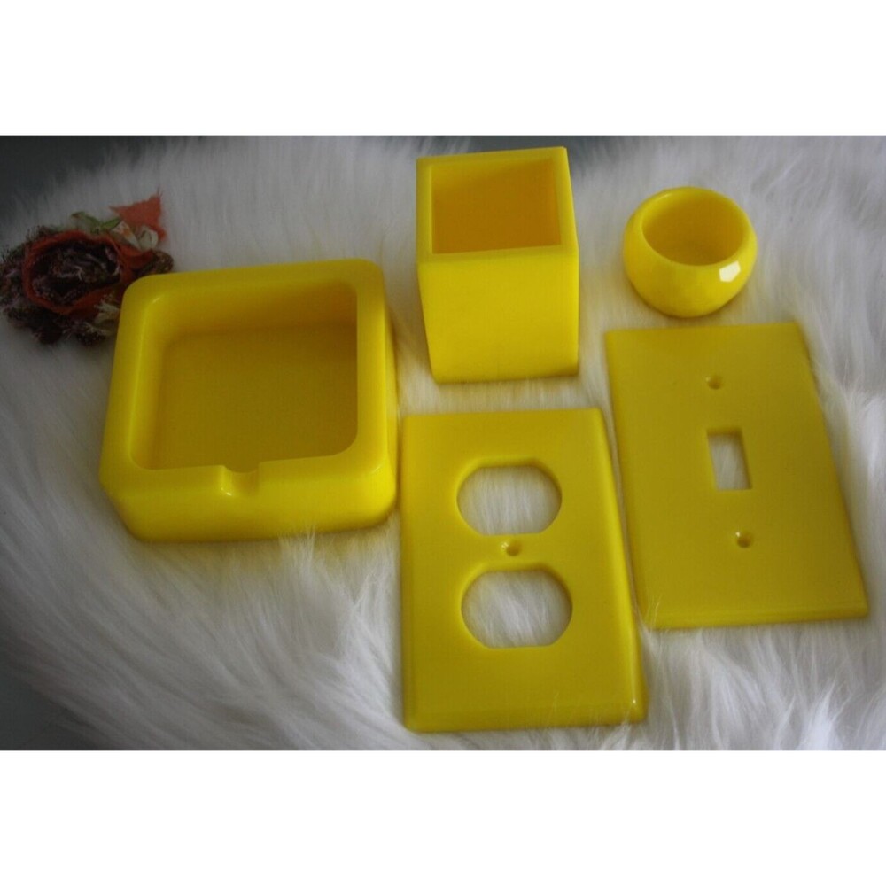 5 Pc Set Wall Switchplate Plug Cover Ashtray Pen Holder Homemade Office Supplies